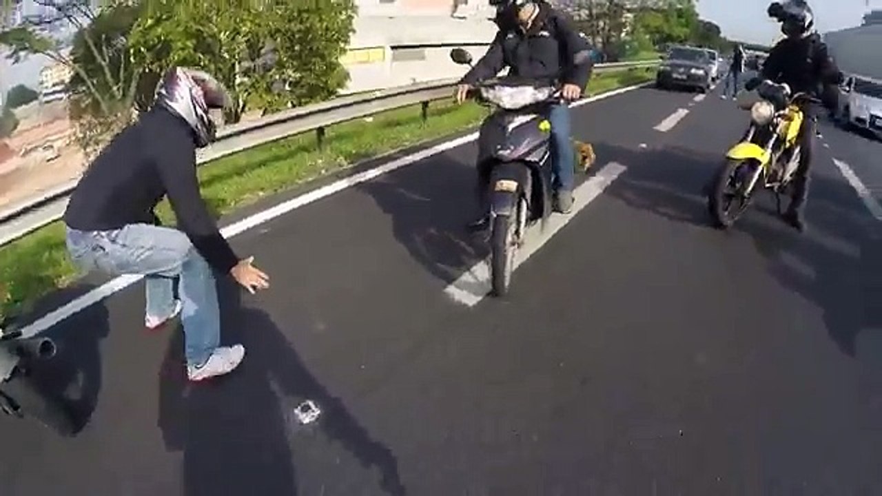 Ces motards ont fait quelque chose d’incroyable afin de sauver un chien sur une autoroute !