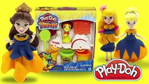 Play doh dresses for princesses bella aurora cinderella| play dough princess dress up create for Kid