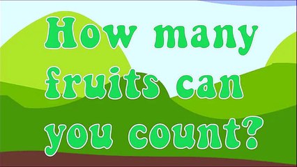Cute jumping Fruits for babies - Fruit Rhymes for children