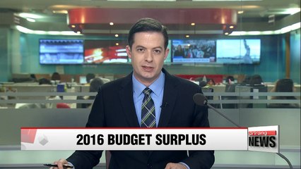 Korea's 2016 budget logs surplus for 2 straight years