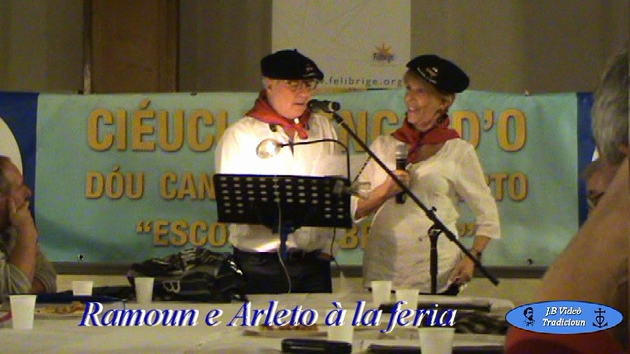 Arleto e Ramoun - Cafè Prouvençau - Sant-Laurèns d'Eigouso