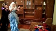 Princes Spider and SPIDERGIRL shocked! Magic Maleficent - Funny Superhero Movie in Real Life :)