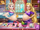 Замороженные Эльза и Барби беременные подруги ● Дисней Принцесса игры ● лучшие онлайн детские игры для детей 2016
