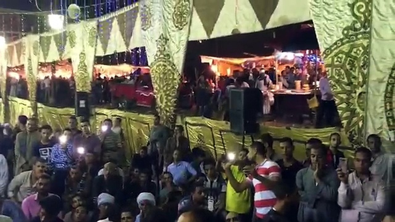الشيخ يس التهامى مع الحاج اشرف قدرى مهران مولد الطوابى اسيوط