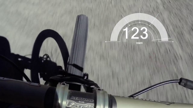 POV : descente de Markus Stöckl en VTT (record du monde)