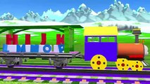 ABC алфавитов на поезд | песни A до Z для детей | 3D анимация игрушки для дошкольных детей