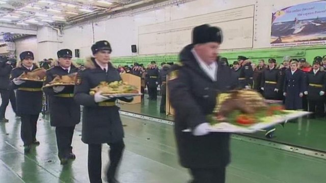 Russian warships welcomed home after Syria mission