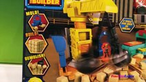 Bob The Builder Mash & Mold Construction Site with Dizzy the mixer Tiny The Crane & MoldPress Garage