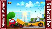 Tony the Truck & Construction Vehicles - Asphalt Paver : Videos for Children