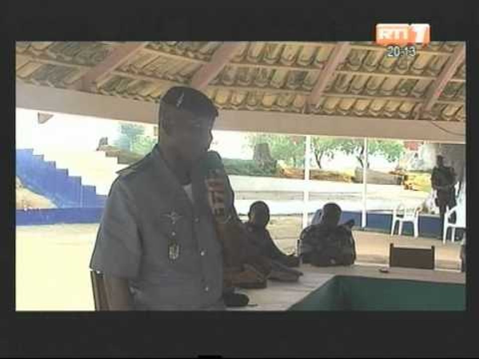 Arrosage de galon des eleves officiers et sous officiers de l'ecole de gendarmerie