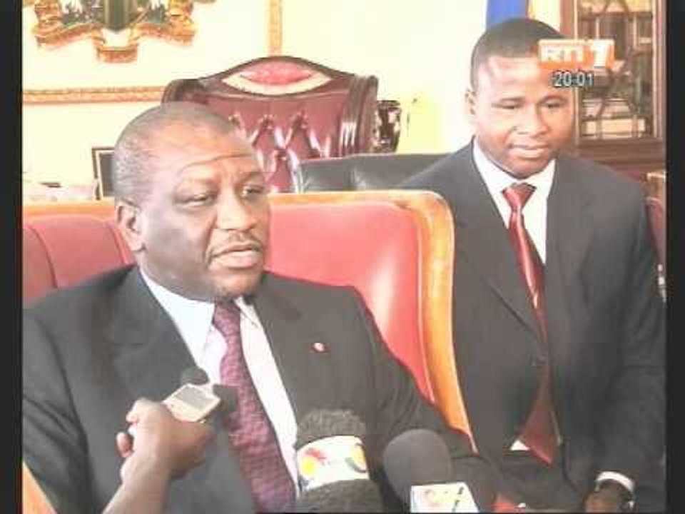 Le Minsitre d'etat, ministre de l'interieur Ahmed bakayoko a été reçu par le Président Ghanéen