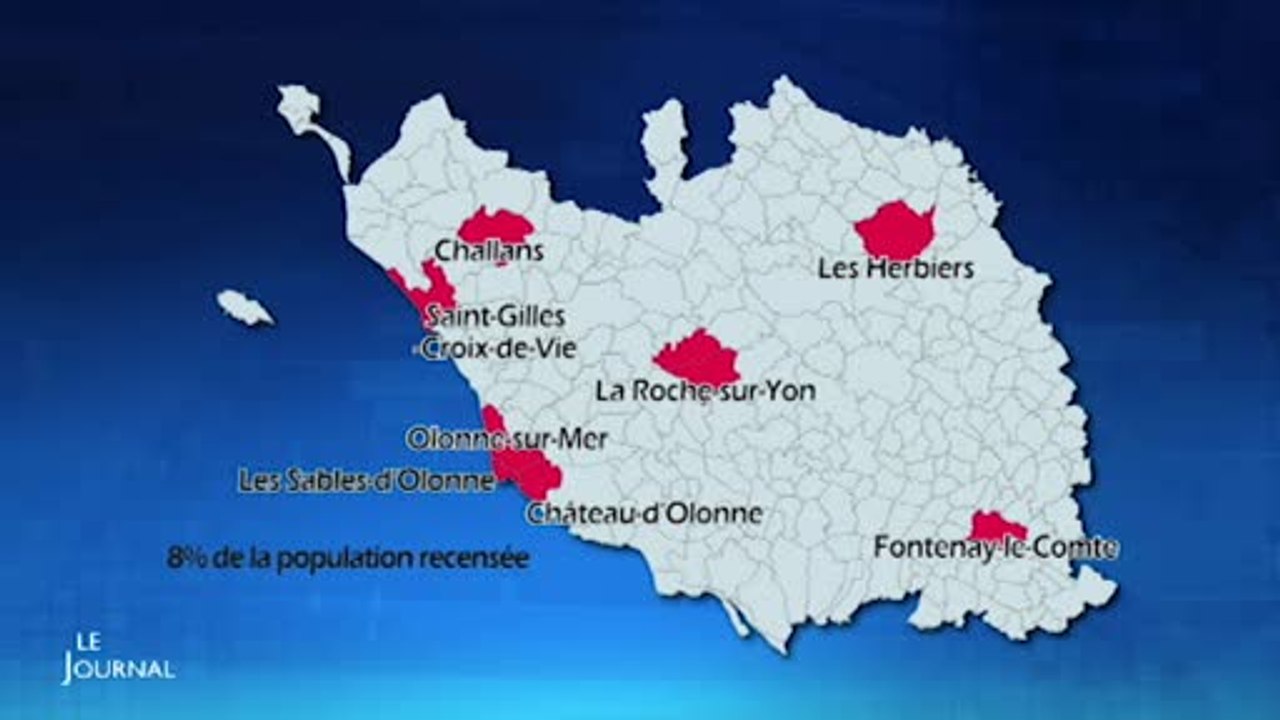 Recensement 2017 : 56 communes vendéennes concernées