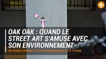 Oak Oak : quand le Street Art s'amuse avec son environnement