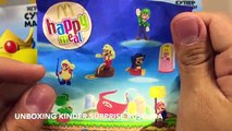 Супер Марио Новые Игрушки Хэппи Мил МакДональдс new Super Mario toys Unboxing Happy Meal McDonalds