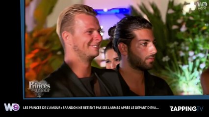 Les Princes de l'amour 4 : Brandon fond en larmes en quittant l'aventure (Vidéo)