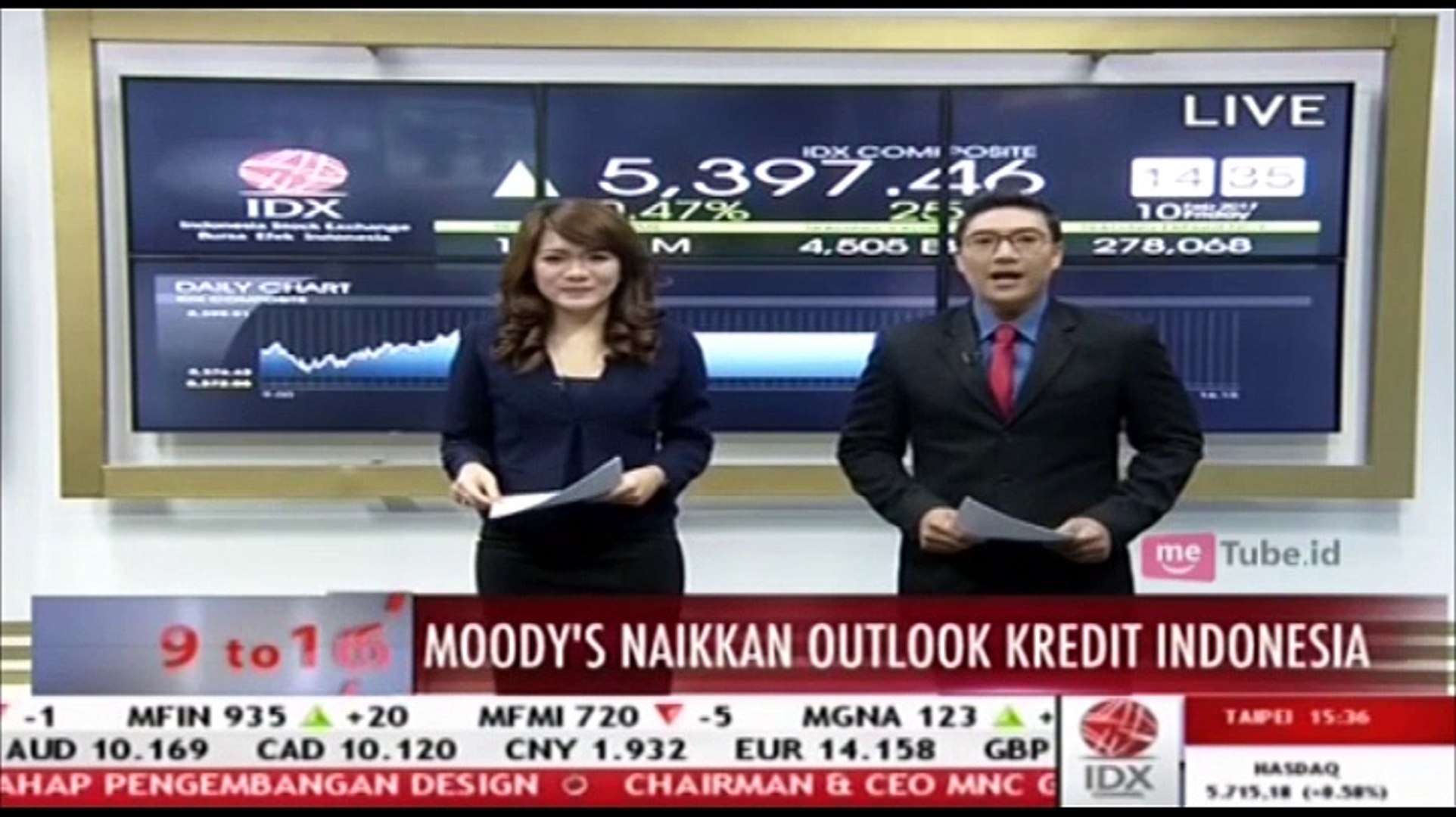 ⁣Moody's Naikkan Outlook Kredit Indonesia