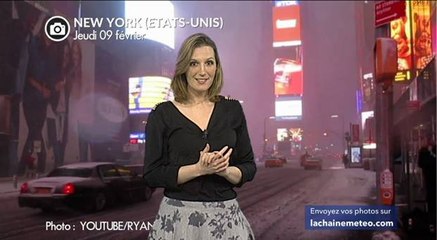 Neige à New York et blizzard aux USA