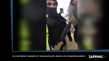 Un homme pénètre armé et encagoulé dans un commissariat pour voir la réaction des policiers (vidéo)
