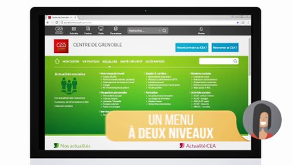 Vidéo réalisée pour le lancement du site intranet (déc 2016)