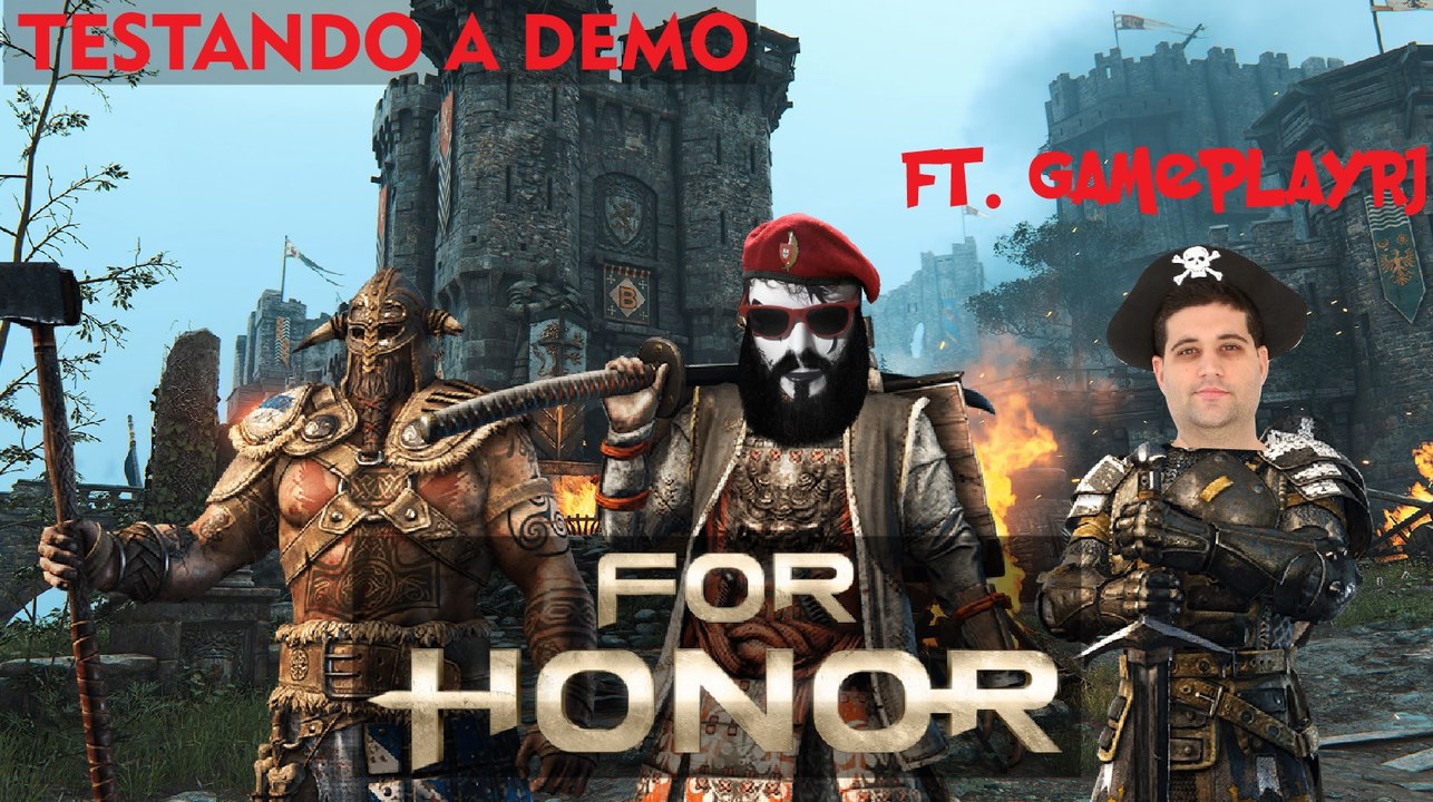 For Honor - Testando a Demo (BETA) ft. GameplayRJ