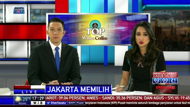 Survei Indikator Politik Indonesia: Ahok-Djarot Unggul
