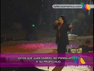 ¡Juan Gabriel no apoyará a su hijo!