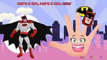 Finger Family Batman | Popular Nursery Rhymes Kids Songs | Batman Colors Children Songs