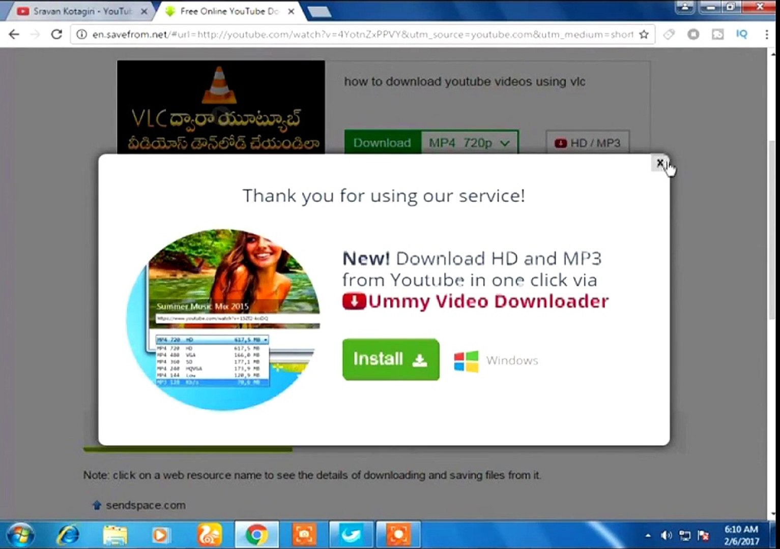 ⁣How to download YouTube Videos - Telugu Online Tutorial - Sravan Kotagiri