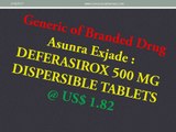 Buy Deferasirox 500 mg Dispersible Tablets online