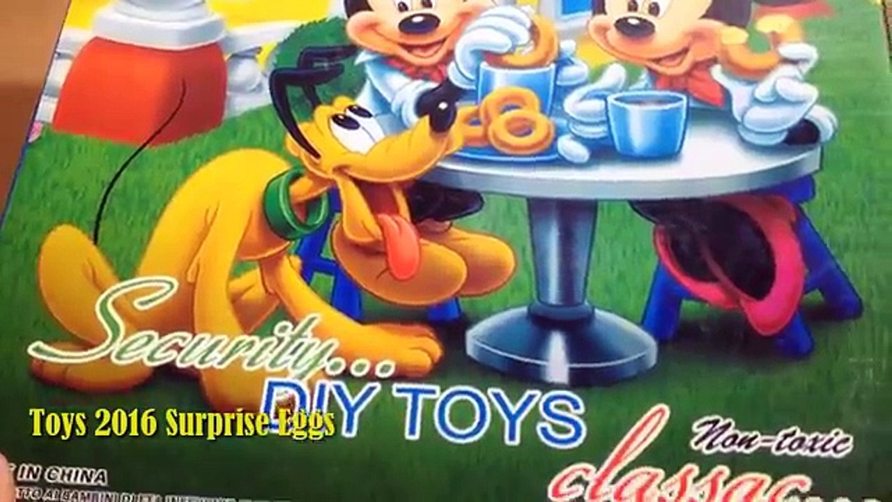 MICKEY MOUSE And Minnie Mouse Toys Surprise Egg 2016 MICKEY MOUSE CLUBHOUSE