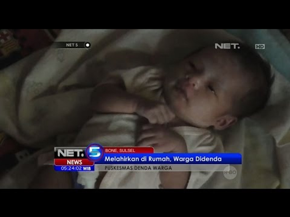 Ironis! Pasangan Tunanetra Ini Didenda Karena Melahirkan Dirumah - NET5