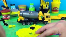 Excavator and Bulldozer Construction Toys - Paw Patrol Mighty Machines - Cement Truck and Trailer