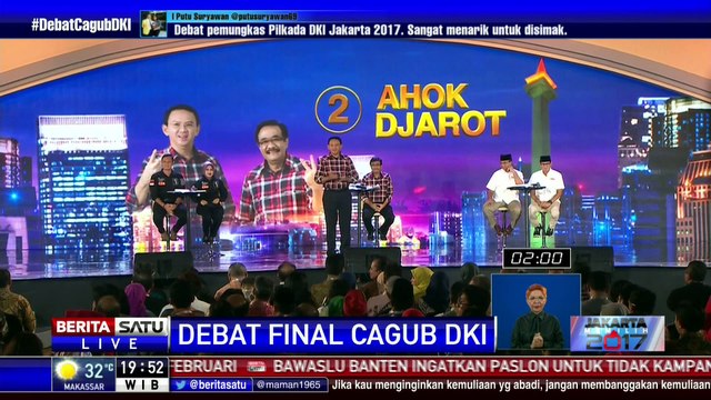Ahok Paparkan Visi dan Misinya Bersama Djarot
