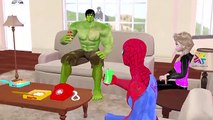 Spiderman Frozen Elsa Hulk Funny Eating Contest | Venom Pizza Funny Kidnap Prank | SuperHero Vs Hulk