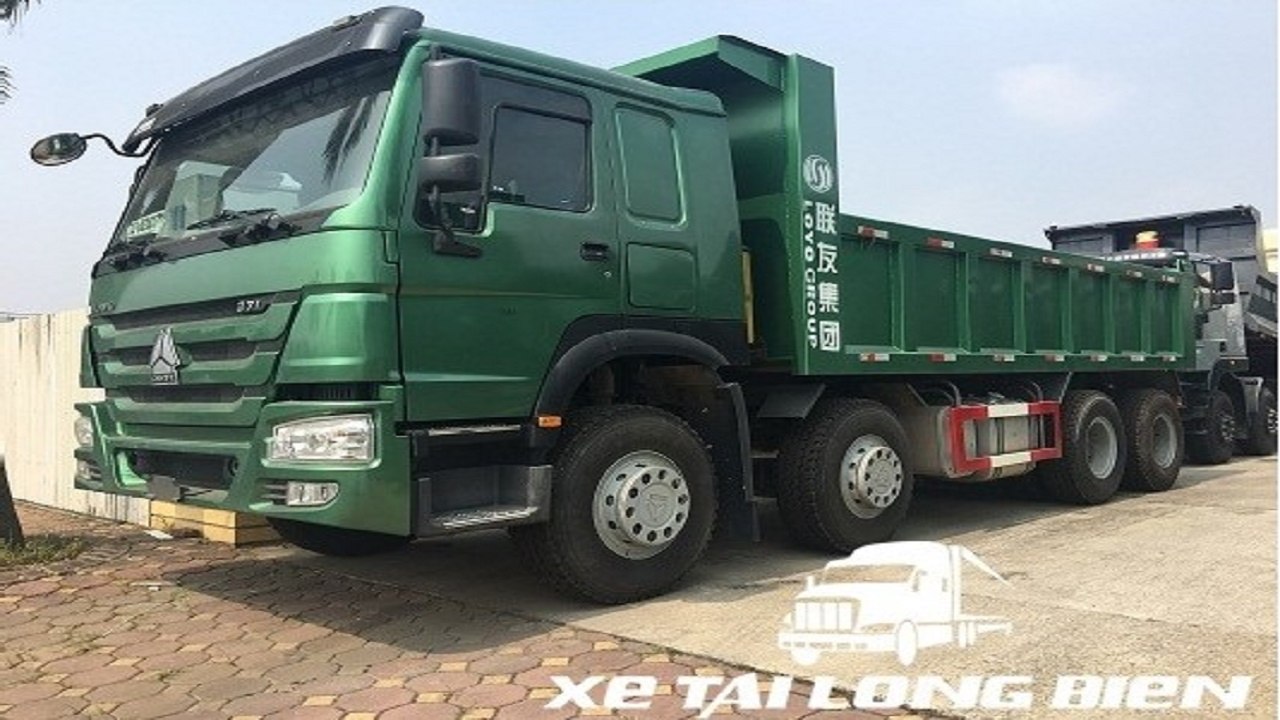 Xe Ben Howo 4 Chân || Giá Xe Ben Howo 4 chân Đời 2017 - Mua Xe Ben Howo LH: 098.907.1208