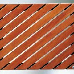 Caillebotis en bois par techno conseil bain douche