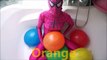 5 MEGA COLORS WET BALLOONS REAL SPIDERGIRL LEARN COLOURS BALLOON FINGER NURSERY SONGS COMPILATION