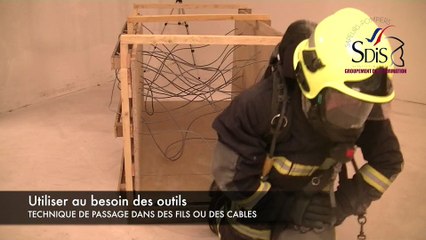 Technique de dégagement - piégeage dans des fils ou câbles