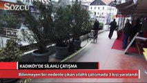 Kadıköy'de silahlı çatışma: 3 yaralı!