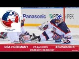 USA v Germany | Prelim | 2015 IPC Ice Sledge Hockey World Championships A-Pool, Buffalo