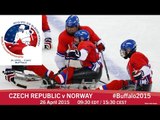 Czech Republic v Norway | Prelim | 2015 IPC Ice Sledge Hockey World Championships A-Pool, Buffalo