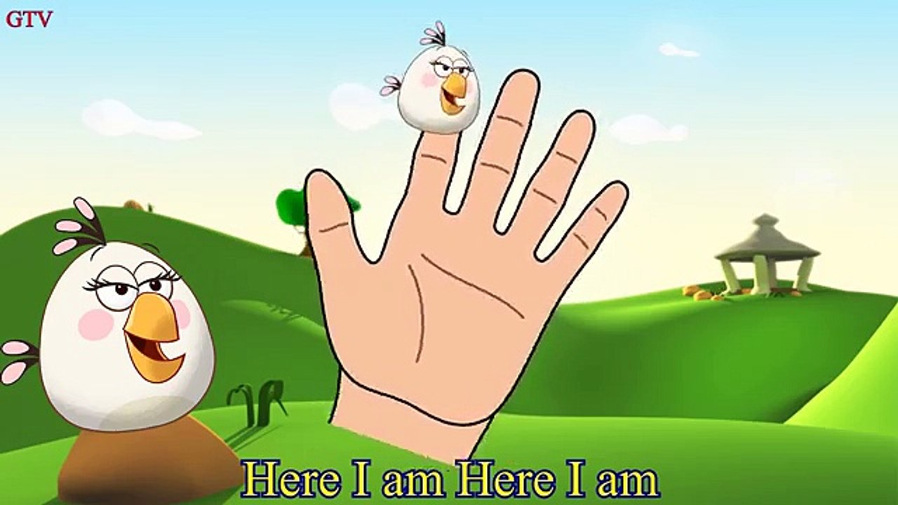 Angry Birds Finger Family Song | Daddy Finger Daddy Finger | Cartoon Nursery Rhymes