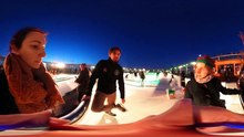 La patinoire de la Tour Montparnasse en 360 degrés
