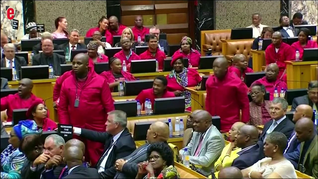 Afrique du Sud: une bagarre éclate au Parlement