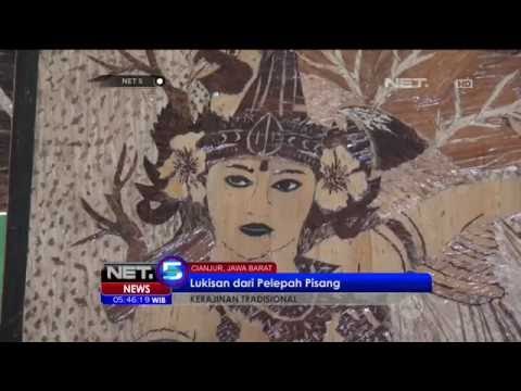 Pelepah Pisang Disulap Menjadi Lukisan Unik - NET5