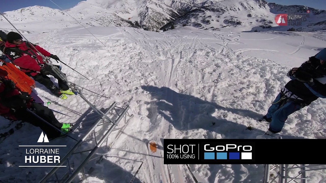 GoPro run Lorraine Huber - Vallnord-Arcalís FWT17 - Swatch Freeride World Tour 2017