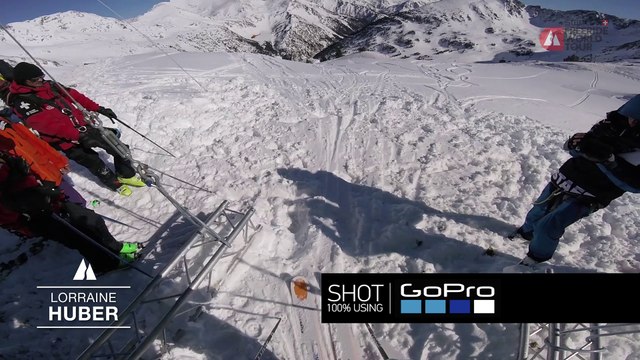 GoPro run Lorraine Huber - Vallnord-Arcalís FWT17 - Swatch Freeride World Tour 2017