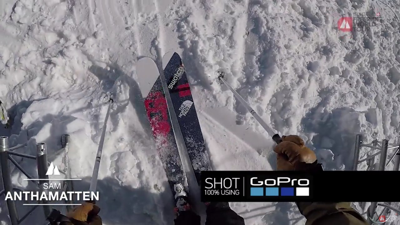 GoPro run Sam Anthamatten - Vallnord-Arcalís FWT17 - Swatch Freeride World Tour 2017