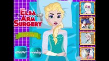 Frozen ELSA ANNA RAPUNZEL DORA Arm and Hand DOCTOR - Surgery games for kids