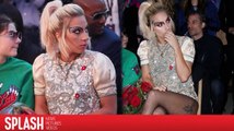 Lady Gaga Brings New Boyfriend to Fashion Show